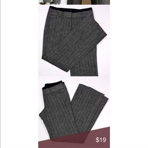 Express editor pants in herringbone